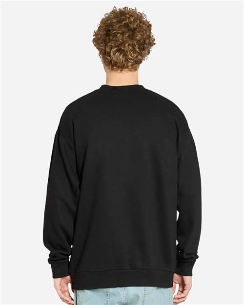 Lane Seven LS16004 Unisex Urban Crewneck Sweatshirt - Back view