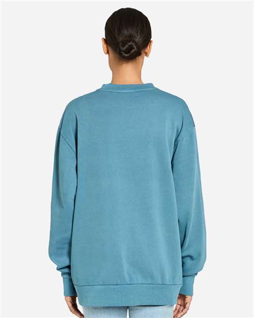 Lane Seven LS16004 Unisex Urban Crewneck Sweatshirt - Back view