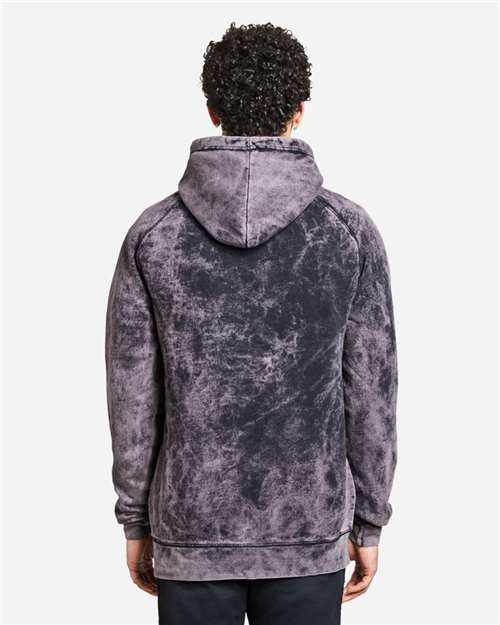Lane Seven LST004 Unisex Vintage Raglan Hoodie Sweatshirt - Back view