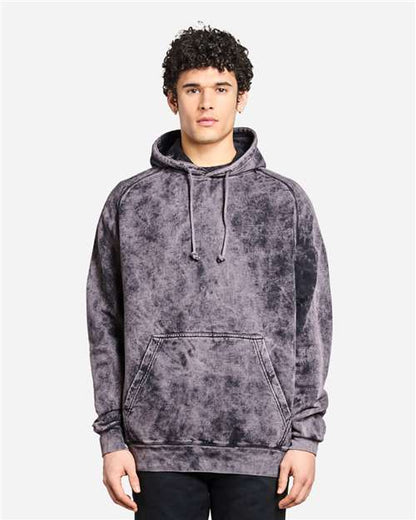 Lane Seven LST004 Unisex Vintage Raglan Hoodie Sweatshirt - Front view