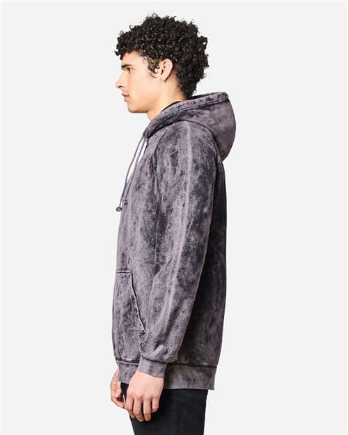 Lane Seven LST004 Unisex Vintage Raglan Hoodie Sweatshirt - Side view