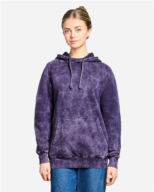 Lane Seven LST004 Unisex Vintage Raglan Hoodie Sweatshirt - Front view