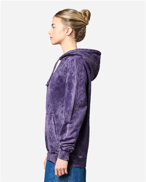 Lane Seven LST004 Unisex Vintage Raglan Hoodie Sweatshirt - Side view