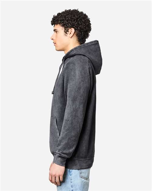 Lane Seven LST004 Unisex Vintage Raglan Hoodie Sweatshirt - Side view