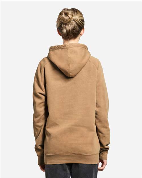 Lane Seven LST004 Unisex Vintage Raglan Hoodie Sweatshirt - Back view