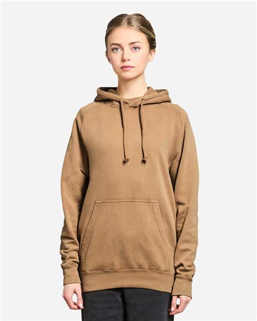 Lane Seven LST004 Unisex Vintage Raglan Hoodie Sweatshirt - Front view