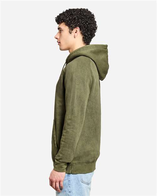 Lane Seven LST004 Unisex Vintage Raglan Hoodie Sweatshirt - Side view
