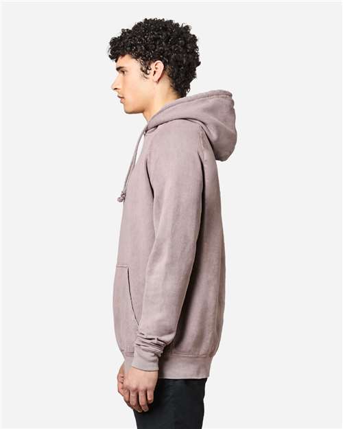 Lane Seven LST004 Unisex Vintage Raglan Hoodie Sweatshirt - Side view