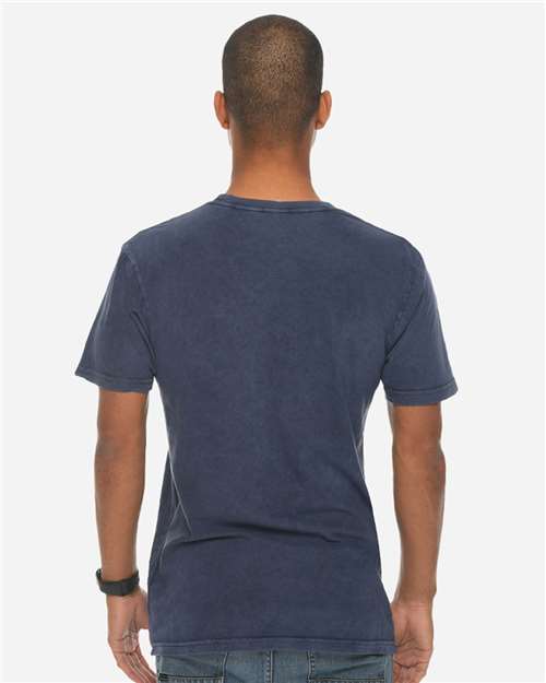 Lane Seven LST002 Unisex Vintage Tee - Back view