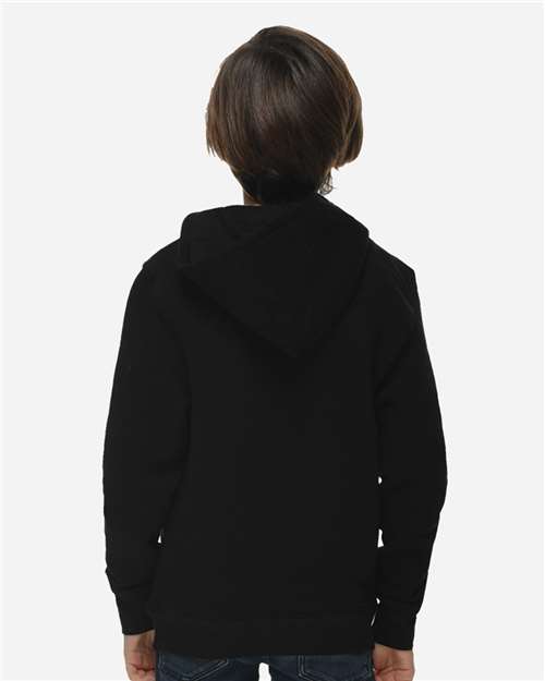 Lane Seven LS1401Y Youth Premium Hoodie Sweatshirt - Back view