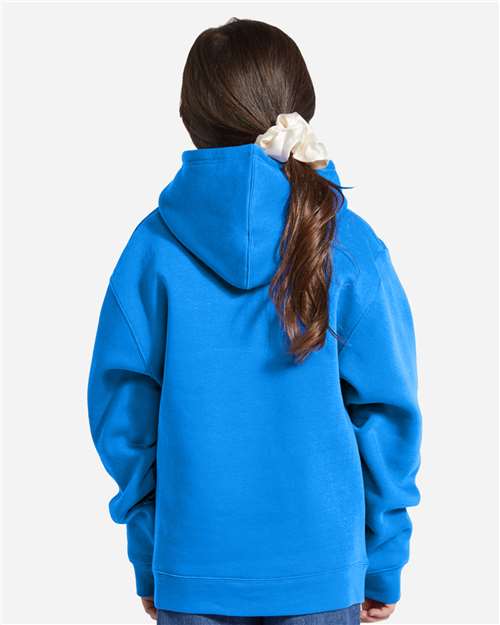 Lane Seven LS1401Y Youth Premium Hoodie Sweatshirt - Back view