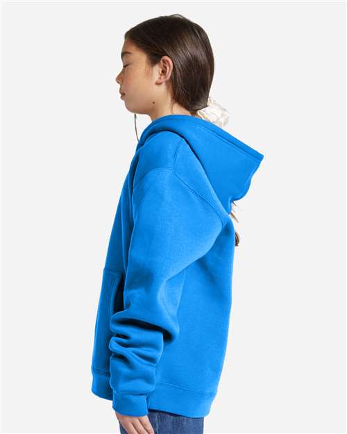 Lane Seven LS1401Y Youth Premium Hoodie Sweatshirt - Side view