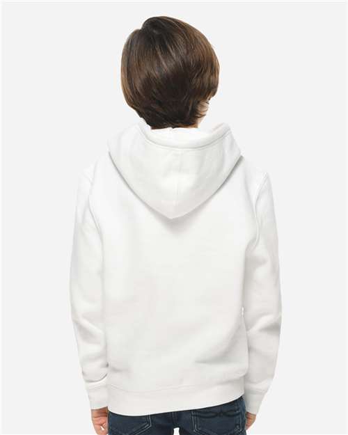 Lane Seven LS1401Y Youth Premium Hoodie Sweatshirt - Back view