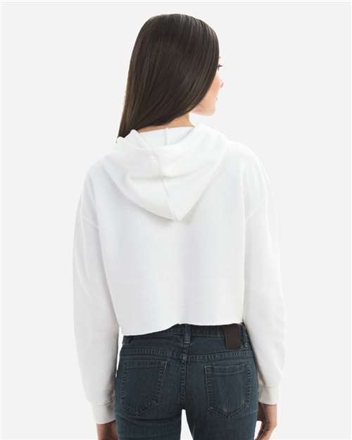 Lane Seven LS12000 Women's Cropped Hoodie Sweatshirt - Back view
