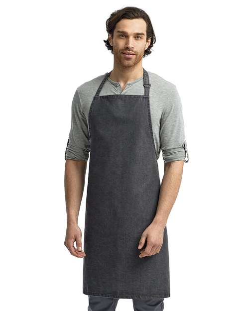 Artisan Collection by Reprime RP150 Recycled Bib Apron - Front view