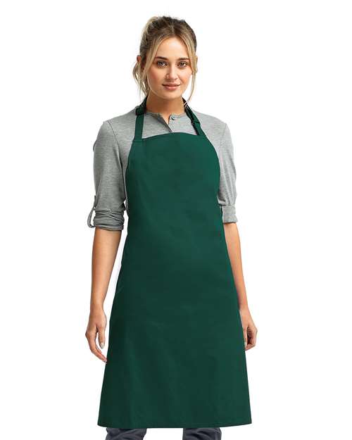 Artisan Collection by Reprime RP150 Recycled Bib Apron - Front view