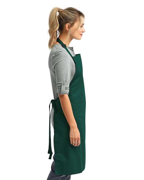Artisan Collection by Reprime RP150 Recycled Bib Apron - Side view