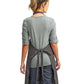 Artisan Collection by Reprime RP150 Recycled Bib Apron - Back view