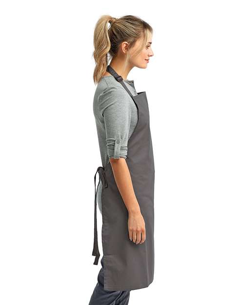 Artisan Collection by Reprime RP150 Recycled Bib Apron - Side view