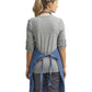 Artisan Collection by Reprime RP150 Recycled Bib Apron - Back view