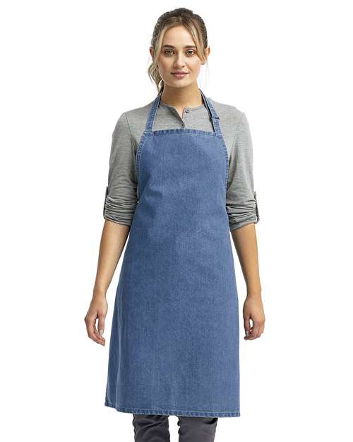 Artisan Collection by Reprime RP150 Recycled Bib Apron - Front view