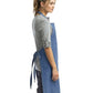 Artisan Collection by Reprime RP150 Recycled Bib Apron - Side view