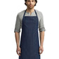 Artisan Collection by Reprime RP150 Recycled Bib Apron - Front view