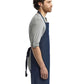 Artisan Collection by Reprime RP150 Recycled Bib Apron - Side view