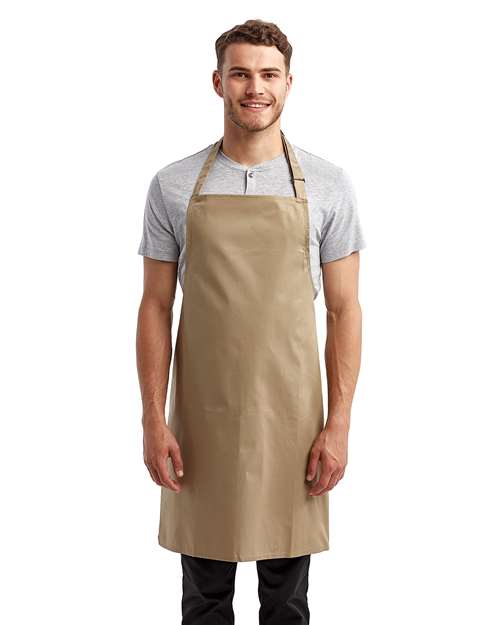 Artisan Collection by Reprime RP150 Recycled Bib Apron - Front view