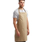 Artisan Collection by Reprime RP150 Recycled Bib Apron - Side view
