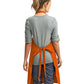 Artisan Collection by Reprime RP150 Recycled Bib Apron - Back view