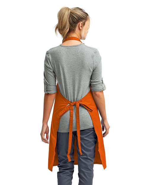 Artisan Collection by Reprime RP150 Recycled Bib Apron - Back view