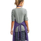 Artisan Collection by Reprime RP150 Recycled Bib Apron - Back view