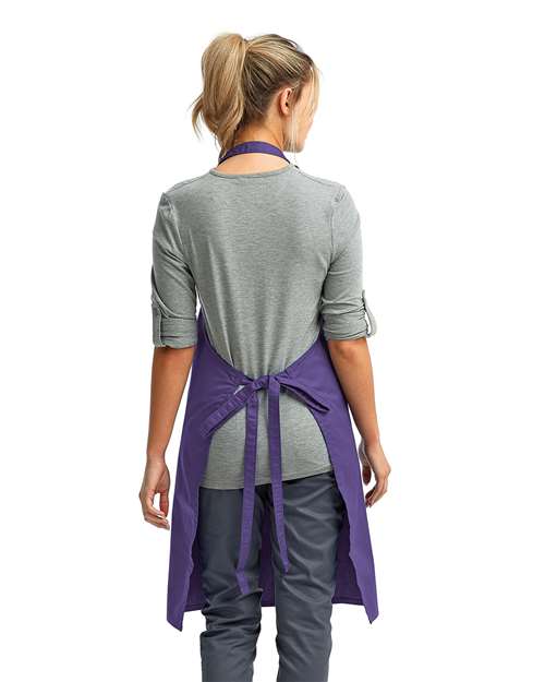 Artisan Collection by Reprime RP150 Recycled Bib Apron - Back view