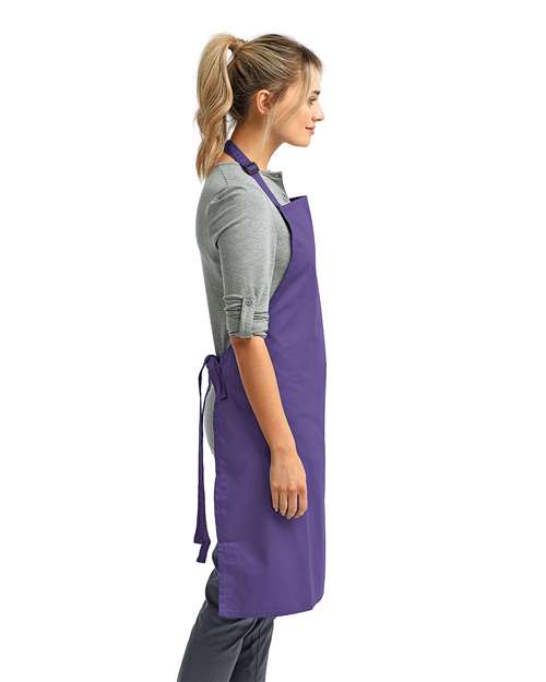 Artisan Collection by Reprime RP150 Recycled Bib Apron - Side view