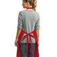 Artisan Collection by Reprime RP150 Recycled Bib Apron - Back view