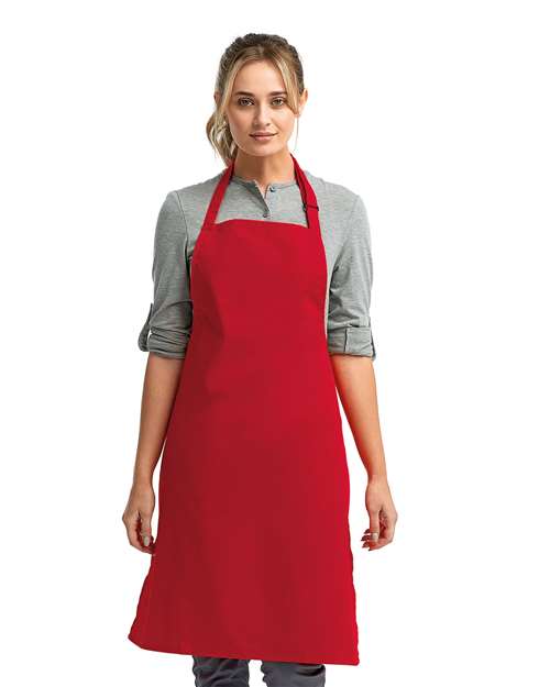 Artisan Collection by Reprime RP150 Recycled Bib Apron - Front view