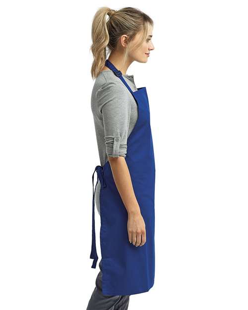 Artisan Collection by Reprime RP150 Recycled Bib Apron - Side view