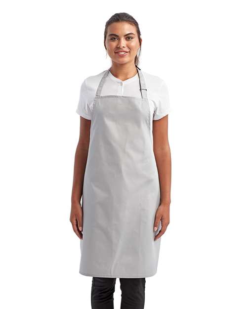 Artisan Collection by Reprime RP150 Recycled Bib Apron - Front view