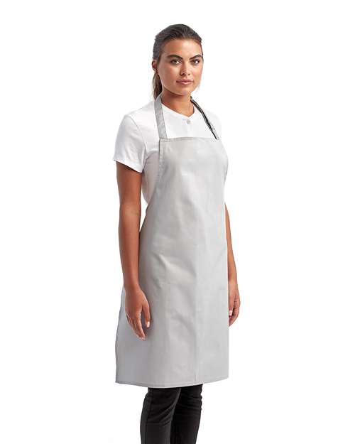 Artisan Collection by Reprime RP150 Recycled Bib Apron - Side view