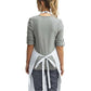 Artisan Collection by Reprime RP150 Recycled Bib Apron - Back view