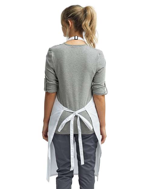 Artisan Collection by Reprime RP150 Recycled Bib Apron - Back view