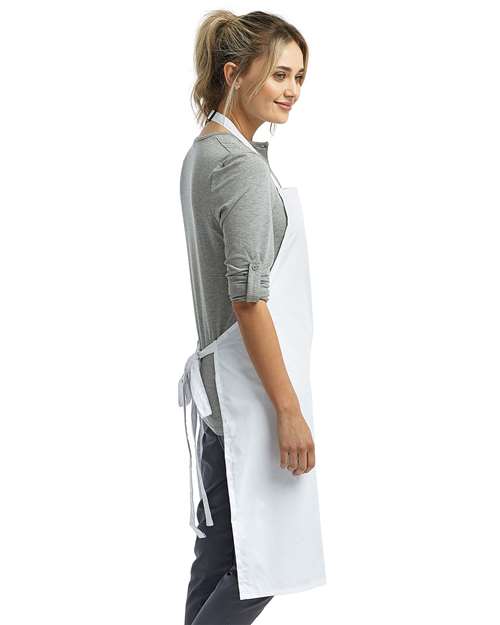 Artisan Collection by Reprime RP150 Recycled Bib Apron - Side view