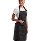 Artisan Collection by Reprime RP154 Recycled Pocket Bib Apron - Side view