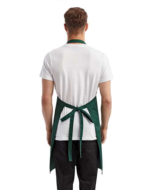 Artisan Collection by Reprime RP154 Recycled Pocket Bib Apron - Back view