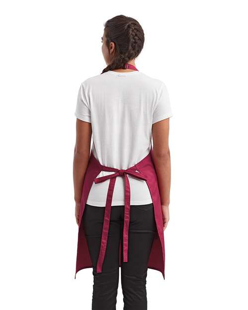 Artisan Collection by Reprime RP154 Recycled Pocket Bib Apron - Back view