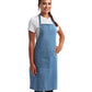 Artisan Collection by Reprime RP154 Recycled Pocket Bib Apron - Side view