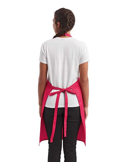 Artisan Collection by Reprime RP154 Recycled Pocket Bib Apron - Back view
