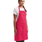 Artisan Collection by Reprime RP154 Recycled Pocket Bib Apron - Side view