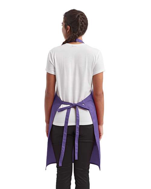 Artisan Collection by Reprime RP154 Recycled Pocket Bib Apron - Back view
